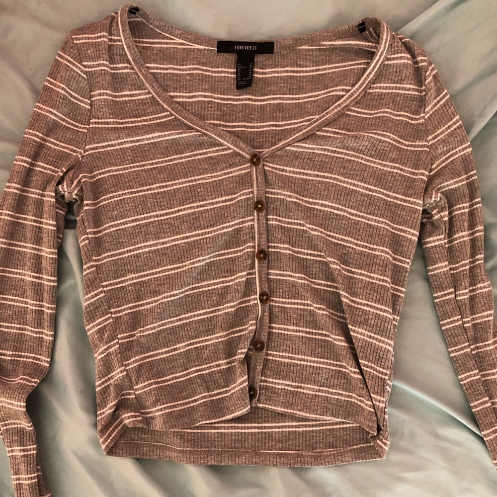 Forever 21 striped long sleeve